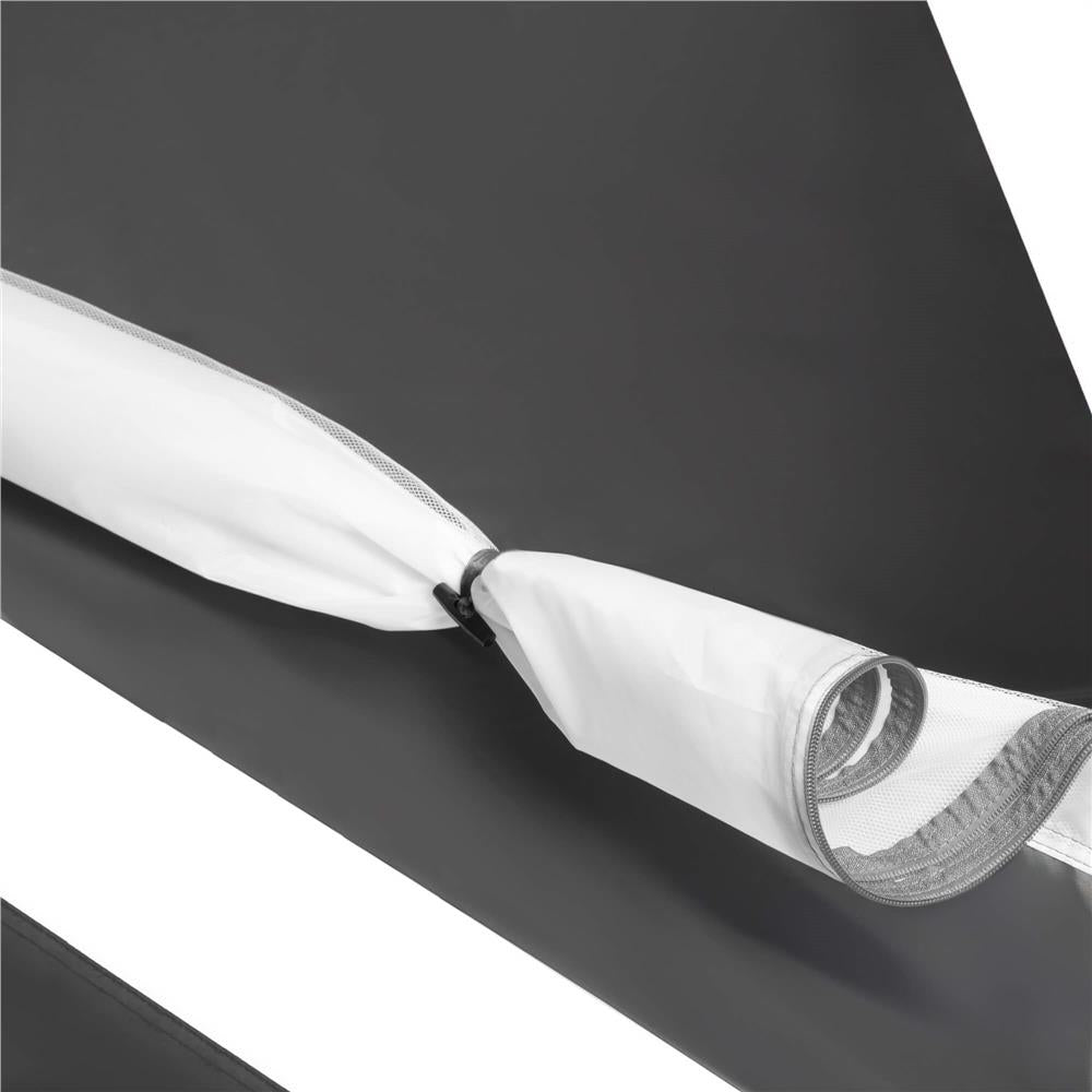 Cort plaja sau camping, impemeabil, cu terasa, 4 locuri, 175x310x130cm, gri albastru