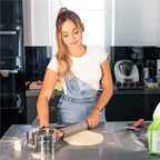 Plansa din silicon alimentar de framantat aluat, rezistenta la temperaturi ridicate, 50x40cm, gri