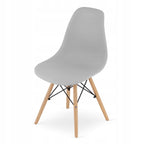 Scaun dining Scandinav pentru bucatarie, 38x42x82cm, gri