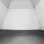 Cort plaja sau camping, impemeabil, cu terasa, 4 locuri, 175x310x130cm, gri albastru