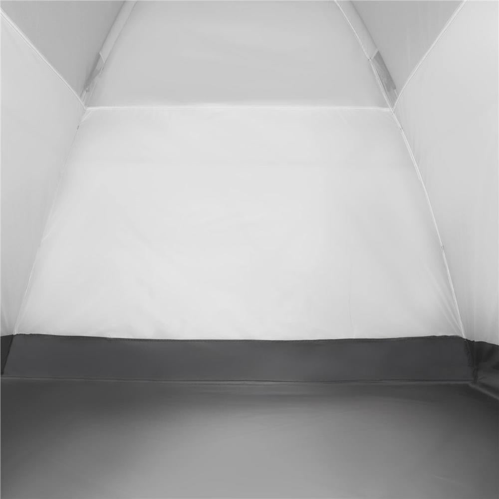 Cort plaja sau camping, impemeabil, cu terasa, 4 locuri, 175x310x130cm, gri albastru