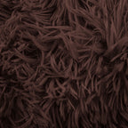 Pat  pentru caini si pisici, cu husa detasabila, maro, diametru 90cm