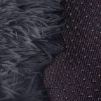 Pat  pentru caini si pisici, cu husa detasabila, gri inchis, diametru 80cm