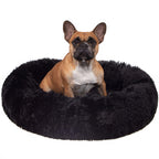 Pat  pentru caini si pisici, cu husa detasabila, negru, 40cm