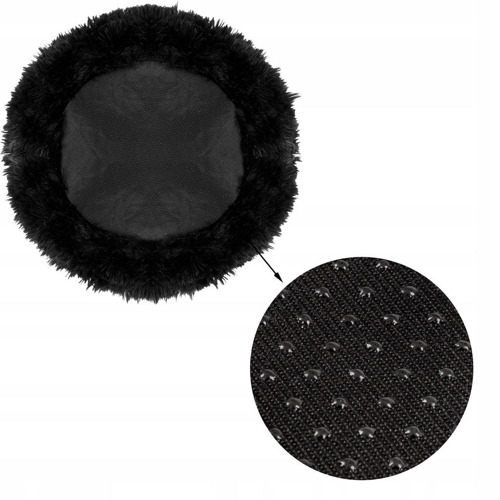 Pat  pentru caini si pisici, cu husa detasabila, negru, 40cm