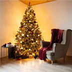 Brad artificial Christmas Deluxe by , Caucazian Premium, 2D, 220cm