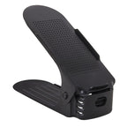 (DL) Set 10 organizatoare pentru pantofi regalabile, plastic, culoare negru