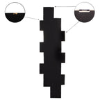 Rama foto de perete, colaj de 14 fotografii, 36x118cm, alb