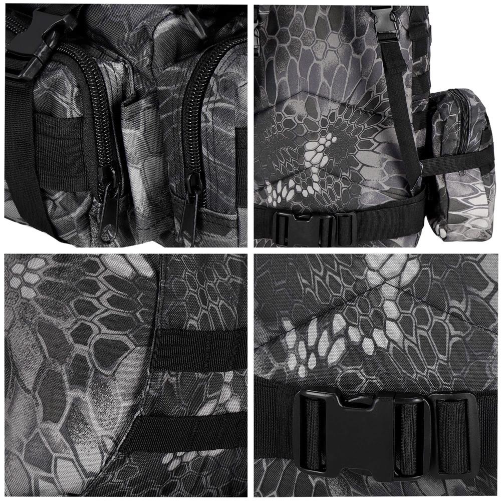 Rucsac militar pentru drumetie, impermeabil, ultra usor, 50litri, gri