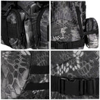 Rucsac militar pentru drumetie, impermeabil, ultra usor, 50litri, gri