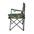 Scaun pliabil camping sau pescuit , suport pahar, camuflaj