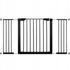 Poarta de siguranta Safety Gate pentru scari, ajustabila 131-138 cm, din otel, neagra
