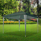 Cort pavilion de gradina, 300x300 cm, impermeabil cu rezistenta UV, verde