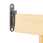 Poarta de siguranta Safety Gate pentru scari, ajustabila 72-122 cm, din lemn, maro