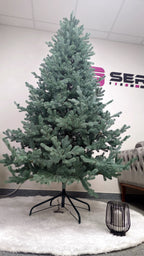Brad artificial Christmas Deluxe by , Viena Select argintiu, integral 3D, 230cm