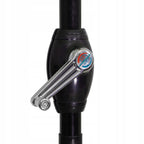 Umbrela terasa gradina, cu manivela si inclinare, GU23, diametru 260cm, maro