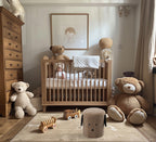 Taburet pentru copii, pliabil cu spatiu depozitare, 80kg, 28×34 cm, maro