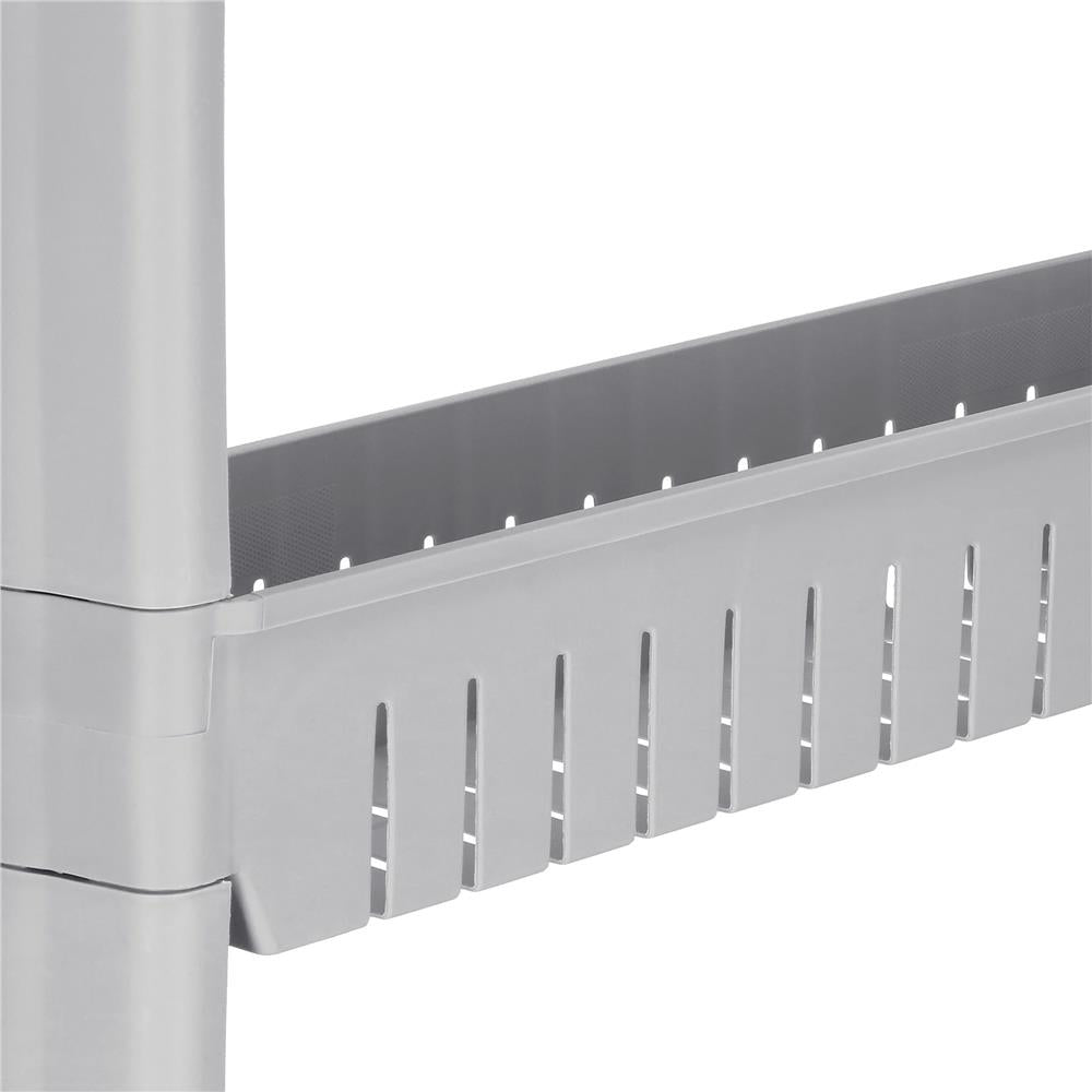 Sistem rafturi de depozitare cu roti pentru bucatarie sau baie cu 3 polite, 54x13x70cm, gri