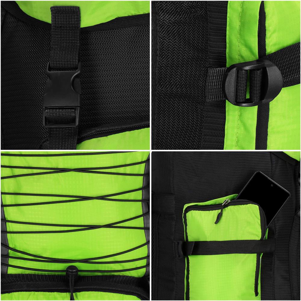 Rucsac tactic militar pentru drumetie, cu husa de ploaie, 90 litri, 25 kg, 85x38x26 cm, verde negru