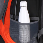 Rucsac tactic militar pentru drumetie, cu husa de ploaie, 70 litri, 25 kg, 68x35x20 cm, gri portocaliu