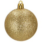 Set globuri de Craciun, 20 bucati, 3 modele, 4cm, auriu