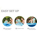 Piscina cadru metalic Intex, 366x76 cm, 6500 litri, rotunda