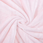 Patura pufoasa cu pampoane mici, 2 persoane, 200x220cm, roz