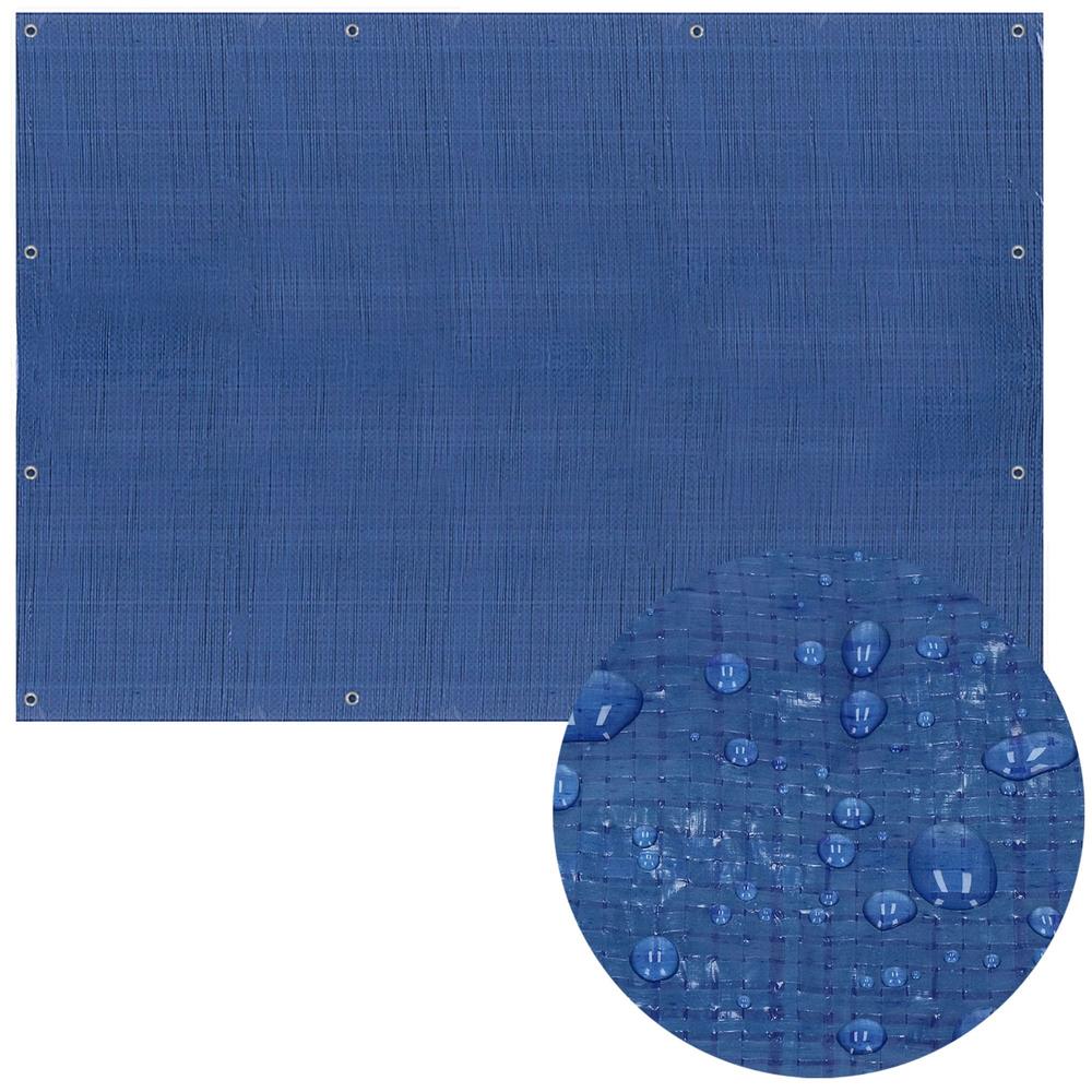 Prelata din polietilena impermeabila laminata, 60g/m2, 8x10m, albastra