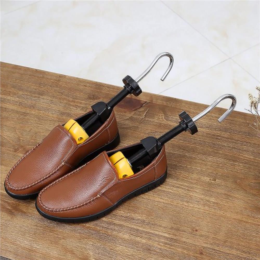 Set 2 sanuri pentru largit si alungit pantofi, din plastic, marime 44-46, galben