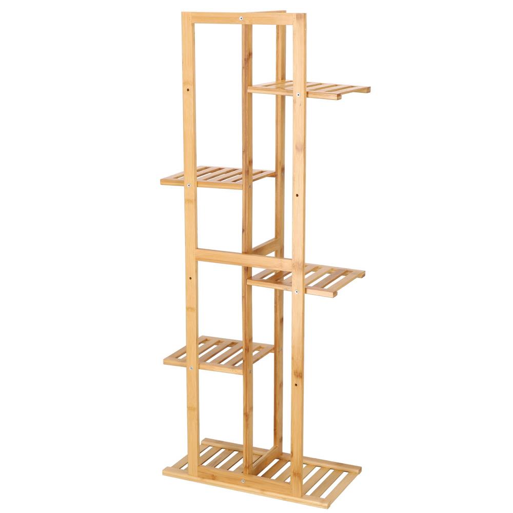 Stand de flori din lemn cu 6 etajere suport GA199, 102x40cm