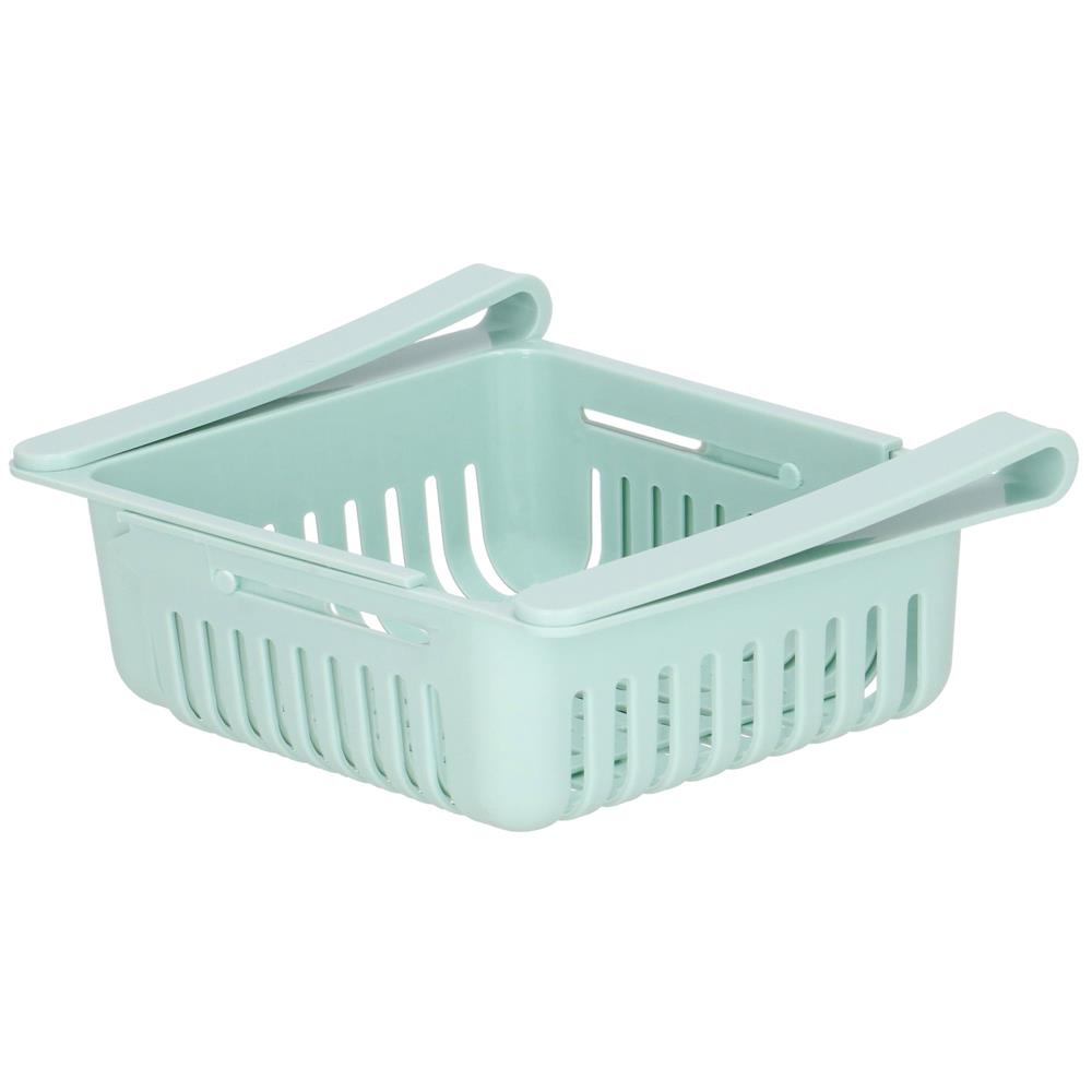 Organizator frigider, model cos extensibil, 16x28.5cm, menta