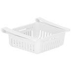Organizator frigider, model cos extensibil, 16x28.5cm, alb