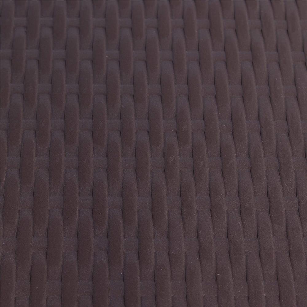 Masa dreptunghiulara pliabila multifunctionala, 1.8 m x 0.75 m x 0.75 m, imitatie ratan, maro