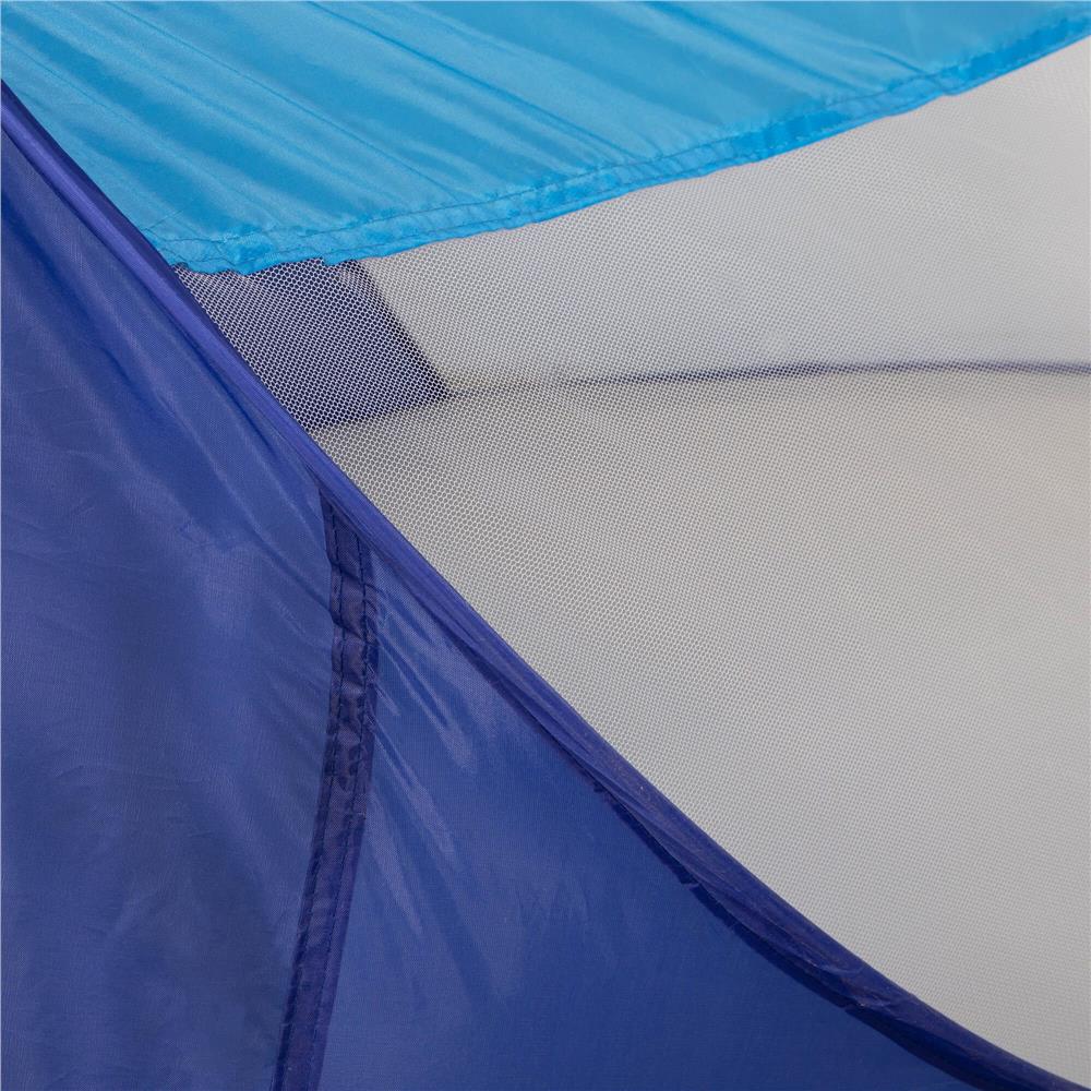 Cort plaja si picnic semi-deschis , protectie UV, 200x120x95cm, albastru