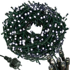 Instalatie lumini pentru bradul de Craciun, 91,5 metri, 1500 LED-uri, alb rece