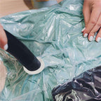 Set 12 saci de vidat haine, 4 dimensiuni diferite, transparent