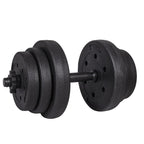 Set gantere reglabile 20kg (2x10kg) din compozit