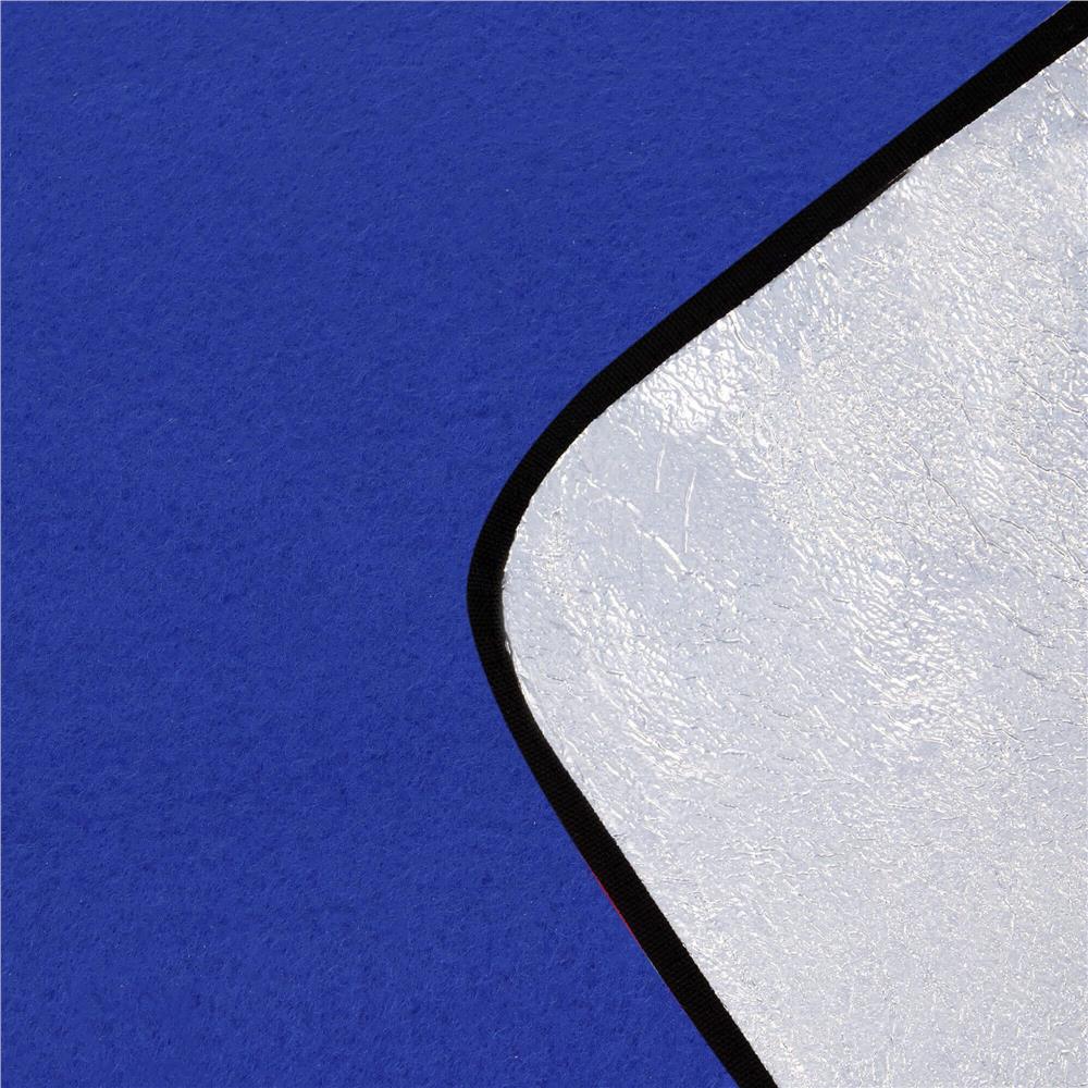 Patura pentru picnic sau plaja, cu folie izolatoare si maner, 150x200cm, albastru cobalt