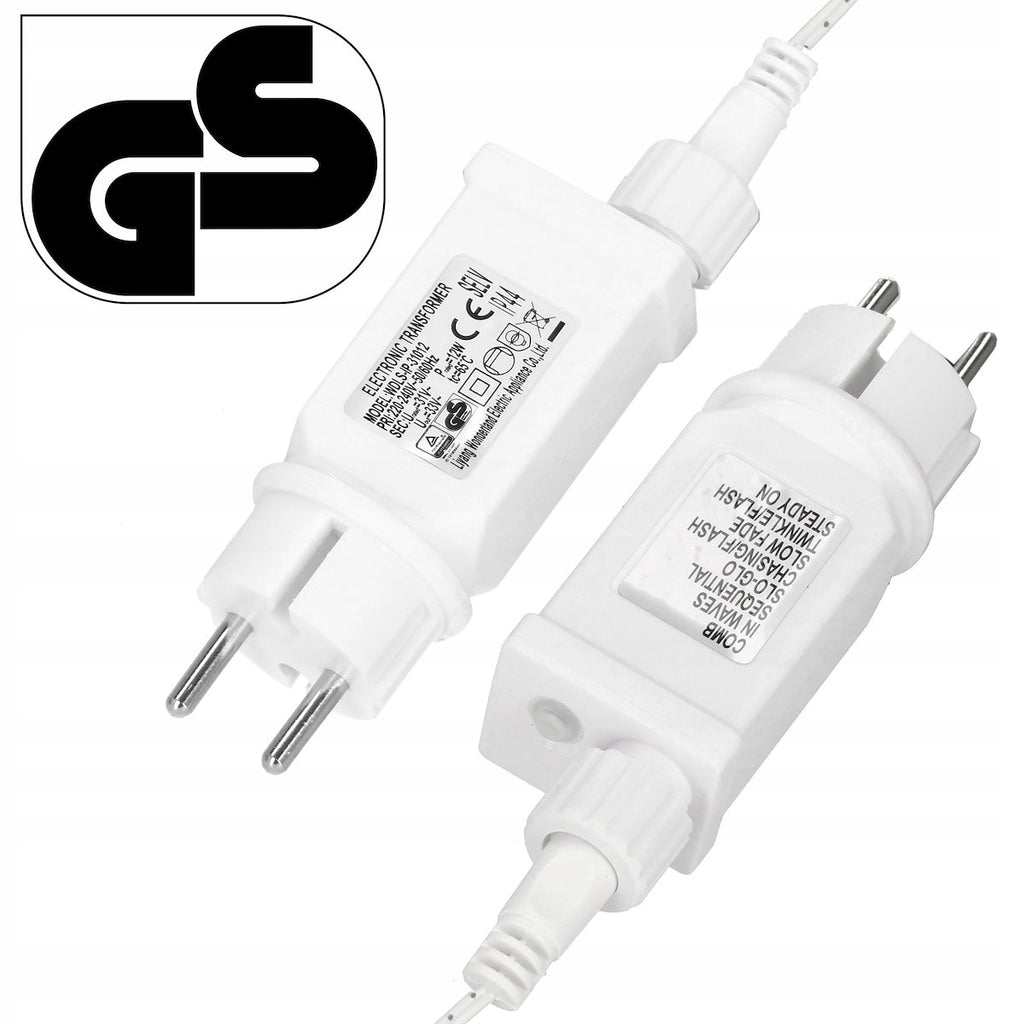 (DL) Instalatie lumina tip perdea cu 138 LED-uri, 2m, pentru interior/exterior, iluminare alb rece