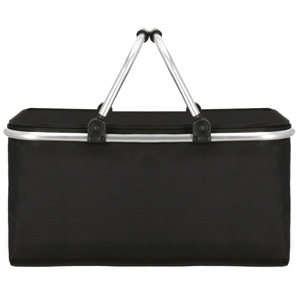 Geanta pentru picnic sau plaja, termoizolanta, 28 litri, negru