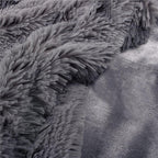 Patura pufoasa si calduroasa pentru 2 persoane, 200x220cm, gri