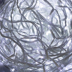 Ghirlanda luminoasa tip perdea 300 LED-uri, 12m, pentru interior/exterior, cu flash, iluminare alba