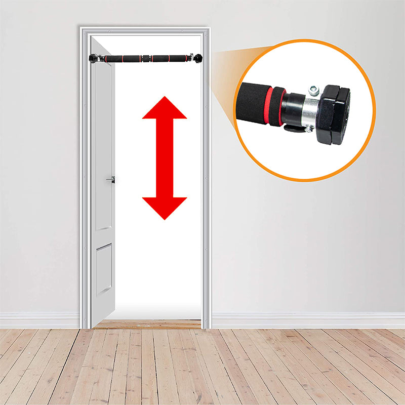 Bara tractiuni telescopica pentru usa, din otel, lungime 64-100 cm