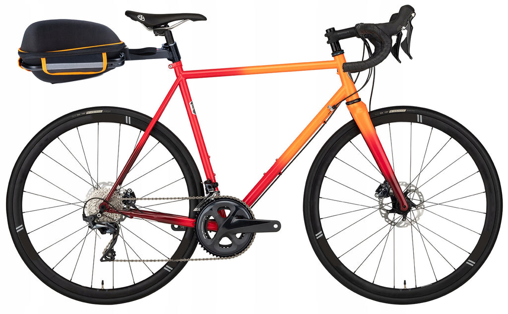 Geanta bicicleta cu prindere pe portbagaj tija sa 28x19x17 cm, 10L, poliester, borseta spate cu suport aluminiu, negru