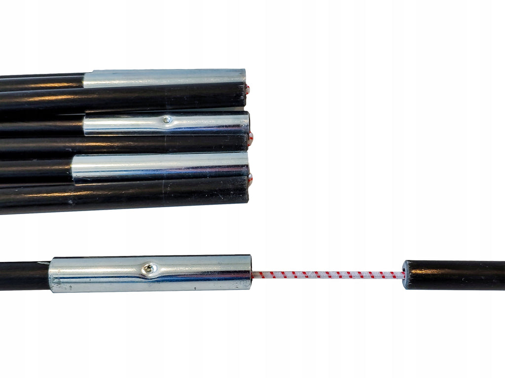 Pavilion gradina 350x350x230 cm, structura fibra de sticla, acoperis poliester impermeabil, verde cu alb