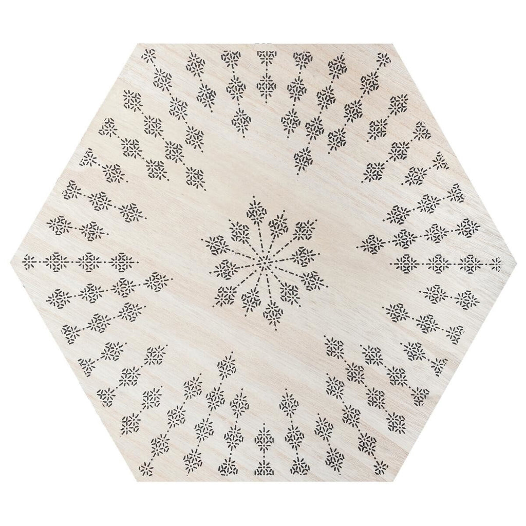 Masuta cafea octogonala Atmosphera Kumi, 44x38x40 cm, negru