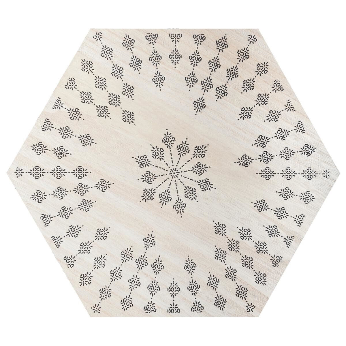 Masuta cafea octogonala Atmosphera Kumi, 44x38x40 cm, negru