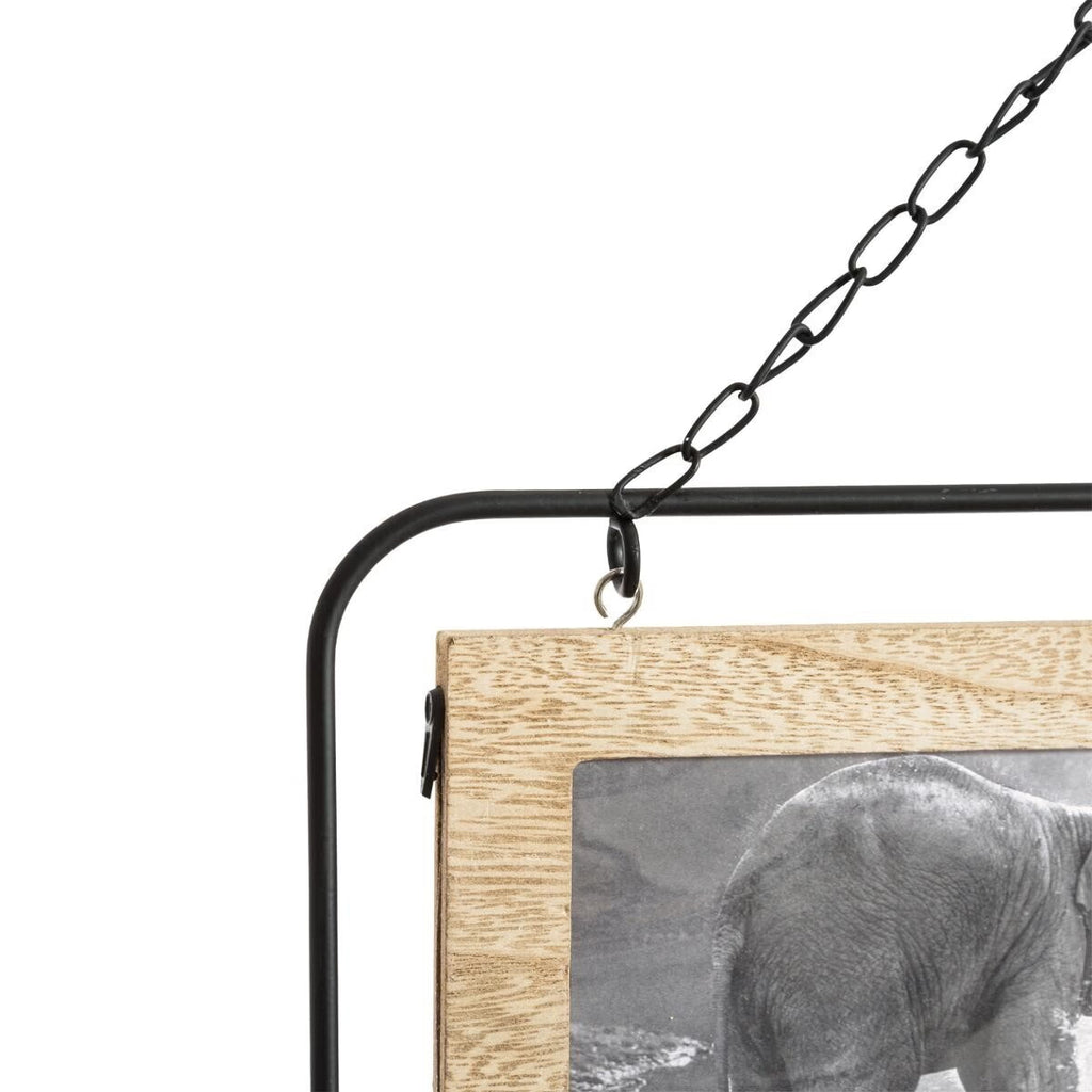 Rama foto Atmosphera Vivek pentru 18 poze, 64x49 cm, cadru metalic, maro