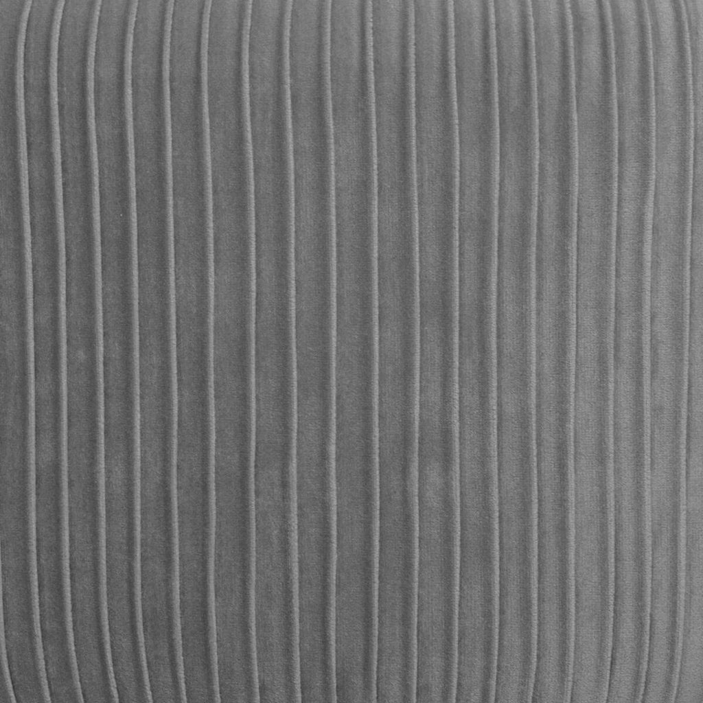 Taburet Atmosphera Solaro rotund cu baza aurie, 35x41 cm, gri