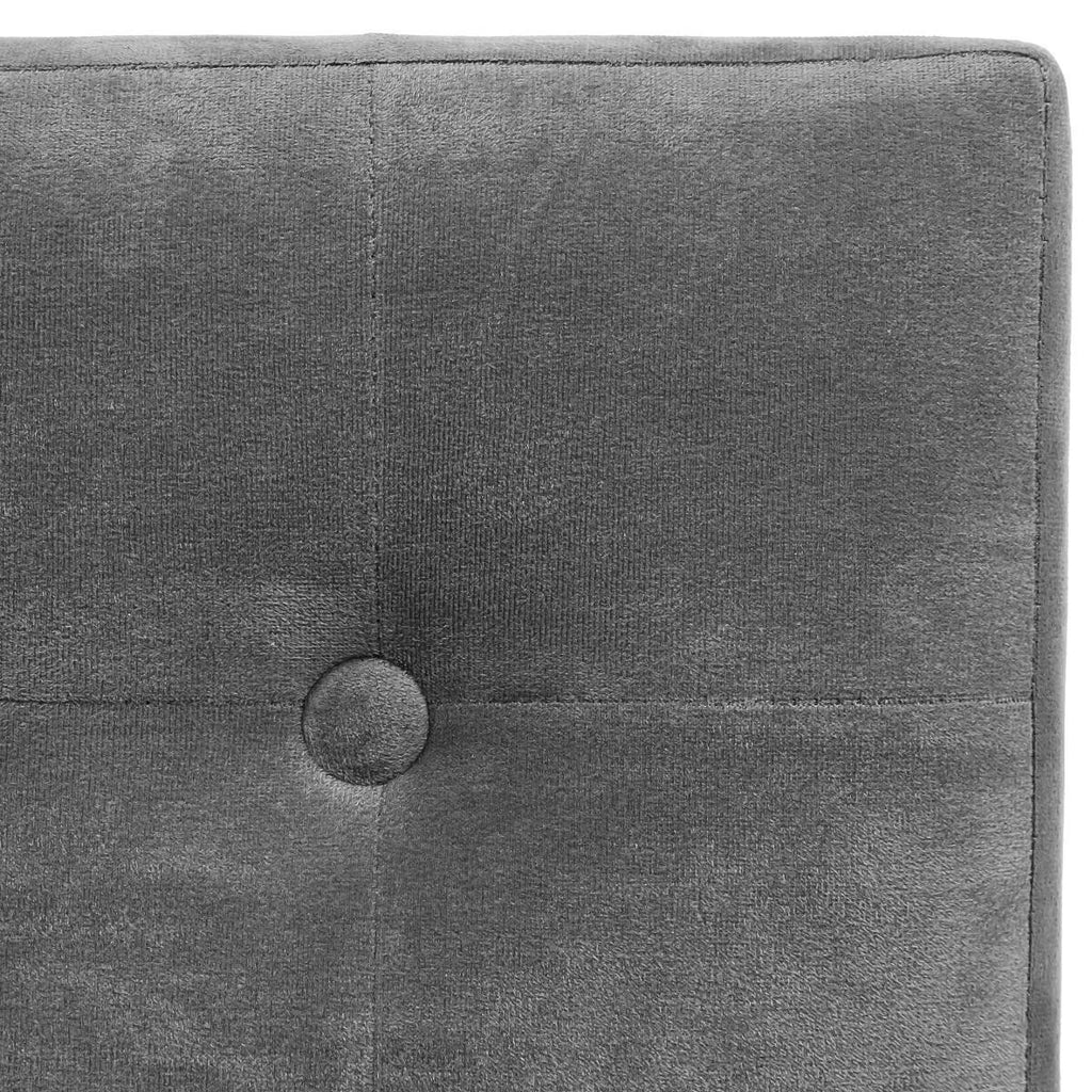 Taburet pliabil Atmosphera Lysandre cu spatiu de depozitare, 38x38x38 cm, gri